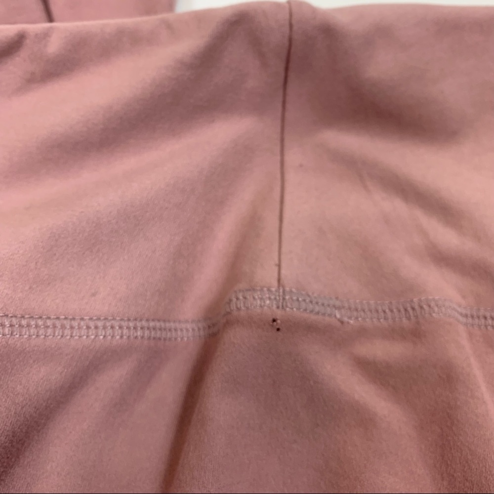NWT Wolven x Sweat Yoga Plain Leggings in Dusty Mauve Size X-small - Picture 8 of 9